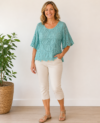 Lace Short Sleeve Top