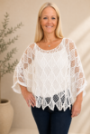 Open Knit Crochet Top
