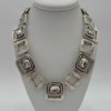 Square Stone Necklace
