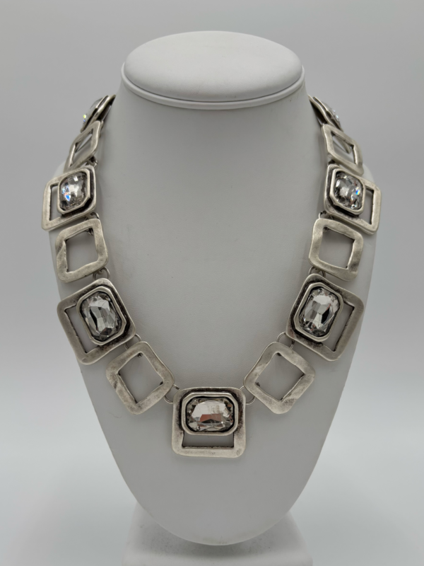Square Stone Necklace