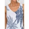 Palm Leaf Sleeveless Dress
