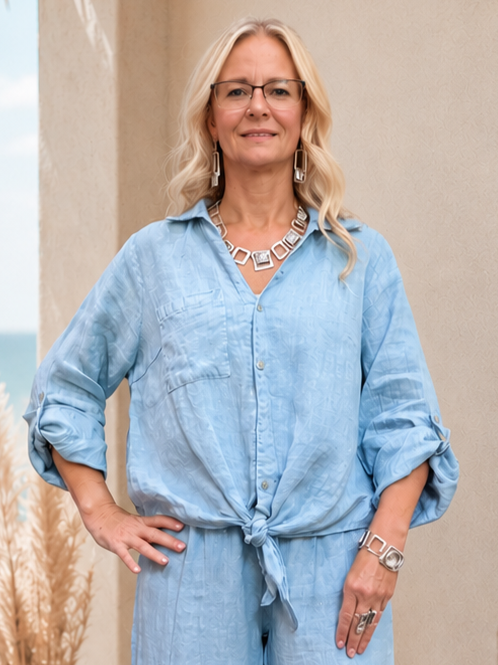 Tie Linen Top