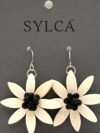 Magenta Flower Earrings