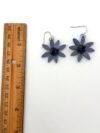 Purple Flower Earrings