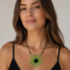 Blue Flower Necklace