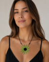 Blue Flower Necklace