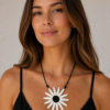 Blue Flower Necklace