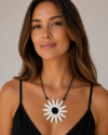 Blue Flower Necklace