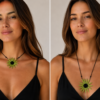 Blue Flower Necklace