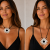 Blue Flower Necklace