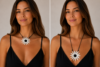 Blue Flower Necklace