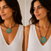 Green Flower Necklace