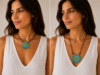 Green Flower Necklace