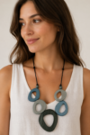 Wood Cutout Necklace