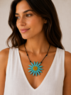 Blue Flower Necklace