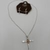 Metal Necklace and Earrings