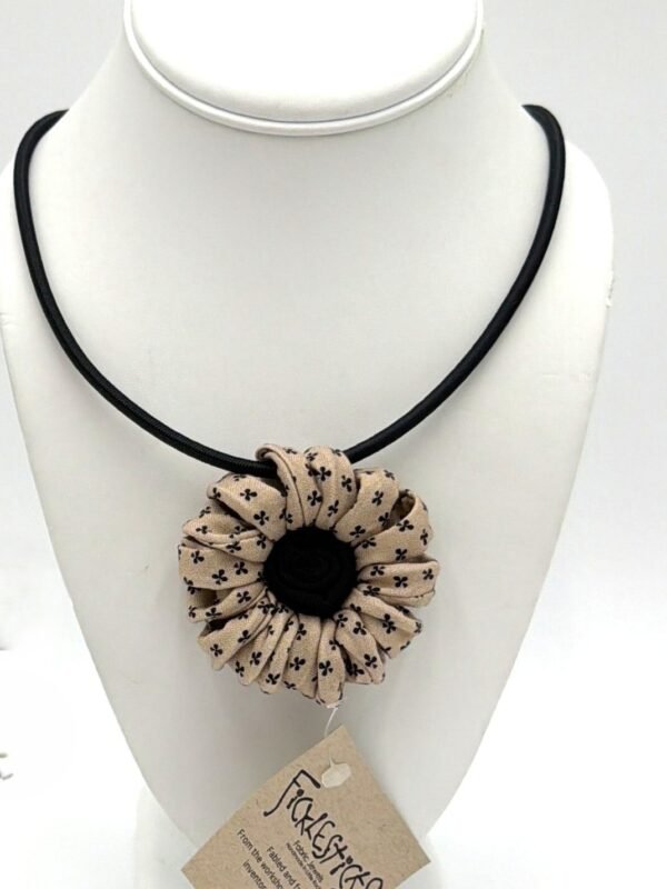 Fabric Mum Necklace