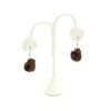 Fabric Gumball Earrings