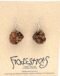 Fabric Gumball Earrings