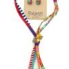 Fabric Cherry String Necklace