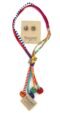 Fabric Cherry String Necklace