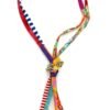 Fabric Cherry String Necklace