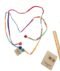 Fabric Cherry String Necklace