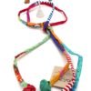 Fabric Cherry String Necklace