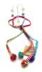 Fabric Cherry String Necklace
