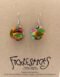 Fabric Gumball Earrings