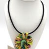 Fabric Mum Necklace