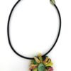 Fabric Mum Necklace
