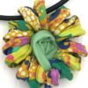 Fabric Mum Necklace