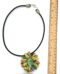 Fabric Mum Necklace