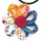 Fabric Daisy Necklace