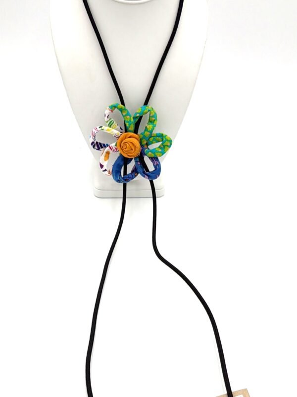 Fabric Bolo Necklace