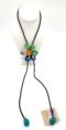 Fabric Bolo Necklace