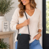 Black Cat Laser-Cut Crossbody Purse