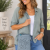 ChatGPT Image Sep 18, 2026, 12_44_21 PM Blue Palm Tree Laser-Cut Crossbody Purse