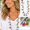 ChatGPT Image Sep 23, 2026, 11_47_52 AM Ficklesticks Fabric Cherry Chandelier Necklace – Multicolor