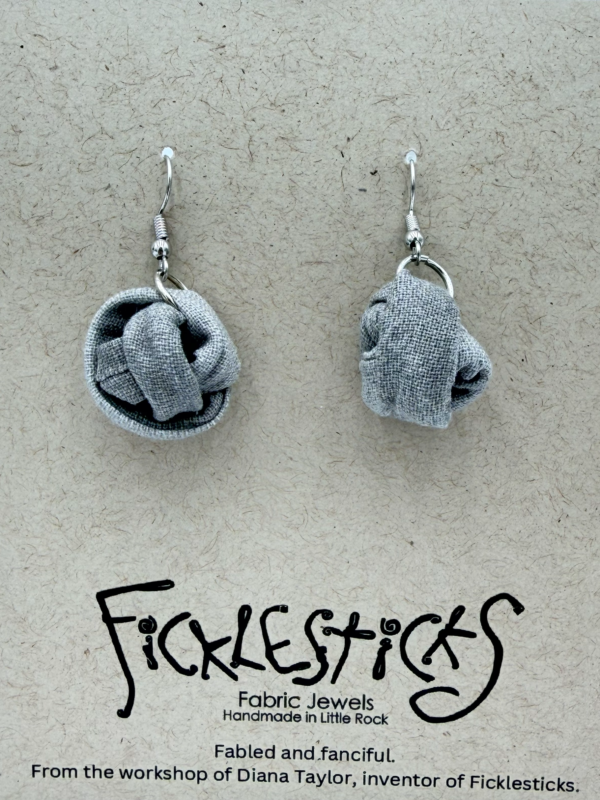 Fabric Gumball Earrings
