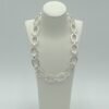 Silver Oval Link Necklace