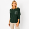 Sequin Pocket Top