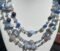 Layered Blue Beaded Necklace