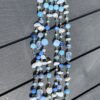 Layered Blue Beaded Necklace