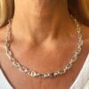 Silver-Tone Mariner Link Chain Necklace