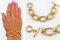 Gold Oval-Link Toggle Bracelet Collage Gold-Tone Oval Link Toggle Bracelet