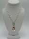 IMG_0672 Silver-Tone Heart Chain Necklace with Circle Pendant