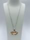 IMG_0676 Two-Tone Ginkgo Leaf Pendant Necklace